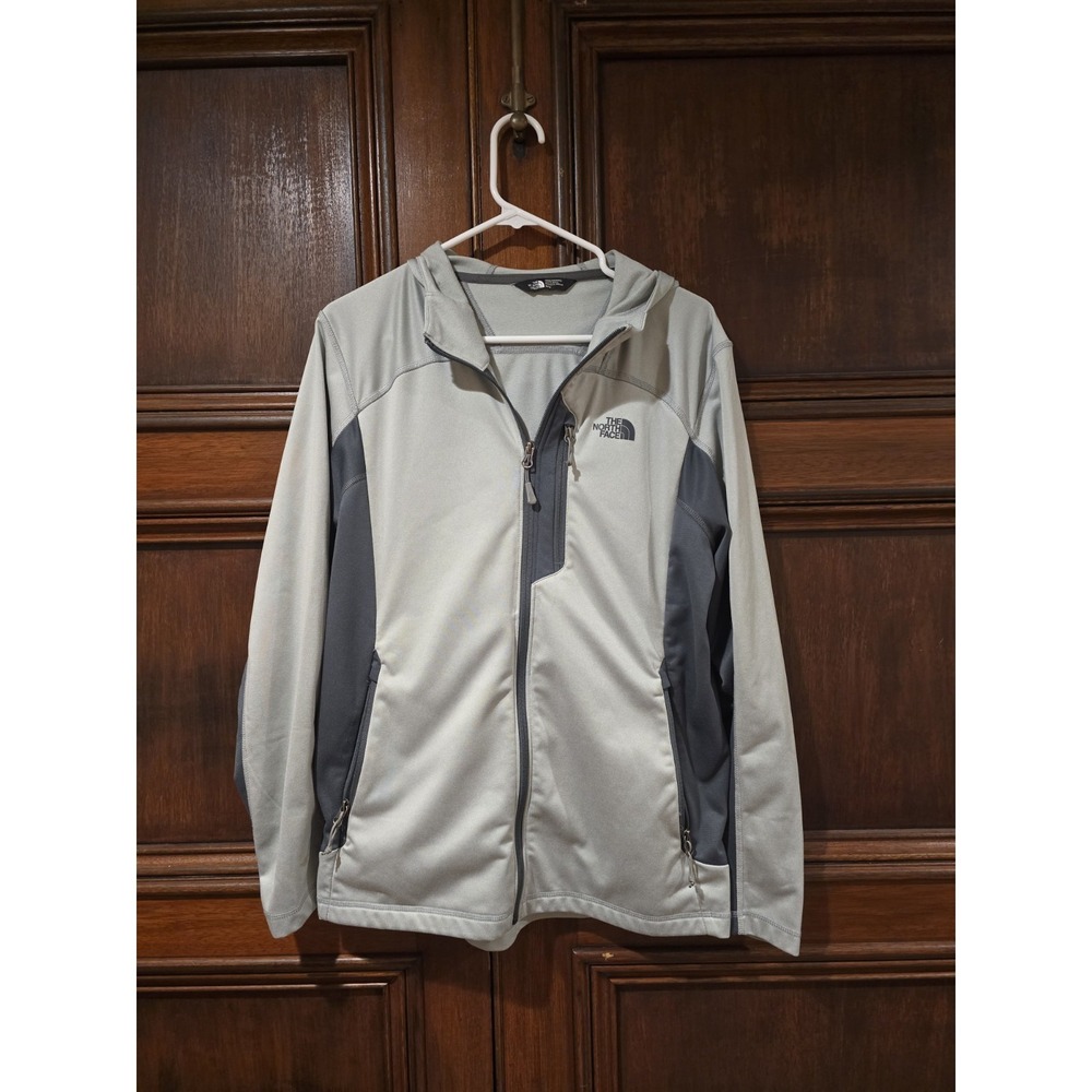The North Face Men's Gray Full Zip Hoodie Jacket Size M
